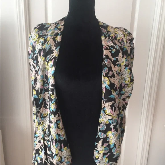 Sonia by Sonia Rykiel Angel Print Windbreaker Jacket - Picture 2 of 6